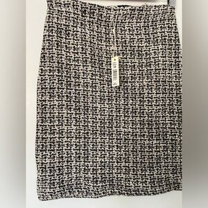 Max Studio Tweed Pencil Skirt Size XS NWT!